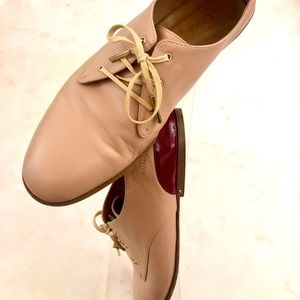 Chloe flat lace up shoes